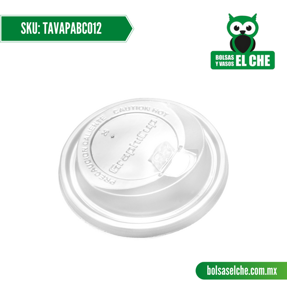 COD: TAVAPABCO12 - TAPA PARA VASO DE PAPEL - BEBIDA CALIENTE 12, 16, 20