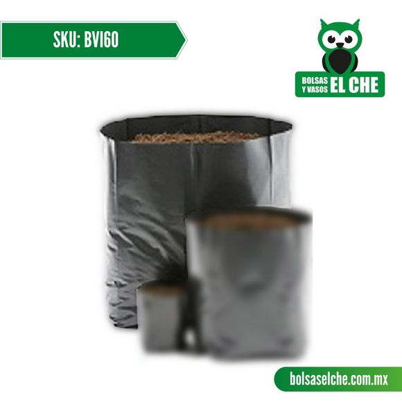 COD: BVI60 - BOLSAS PARA VIVERO - 60CM X 60CM - USO: PLANTAS GRANDES - CAPACIDAD 40 LITROS APROX - 9 BOLSAS X KILO - CALIBRE 600 - CONT. 1 KG