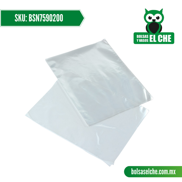 COD: BSN7590200 - EMPAQUE SUELTO  NATURAL TRANSPARENTE - 75CM X 90CM - CALIBRE 200 - CONT. 1 KG