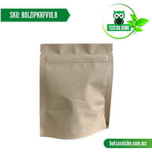 COD: BOLZIPKRF10.8 - BOLSA POUCH ZIPPER KRAFT MEDIDAS 10.8X10.8