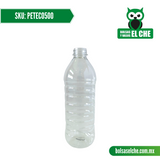 COD: PETECO500 - BOTELLA ECOLOGICA CAPACIDAD DE 1/2 LITRO - PAQUETE: 210 PZAS