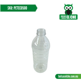 COD: PETECO500 - BOTELLA ECOLOGICA CAPACIDAD DE 1/2 LITRO - PAQUETE: 210 PZAS