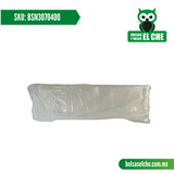 COD: BSN3070400 - EMPAQUE SUELTO  NATURAL TRANSPARENTE - 30CM X 70CM - CALIBRE 400 - CONT. 1 KG