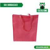 COD: BIOBOASCA33 - BOLSA DE TELA CON ASA - MEDIDAS 33CM X 38CM X 16CM X 60 CM - CARTON COLOR VERDE - SE VENDE POR PIEZA