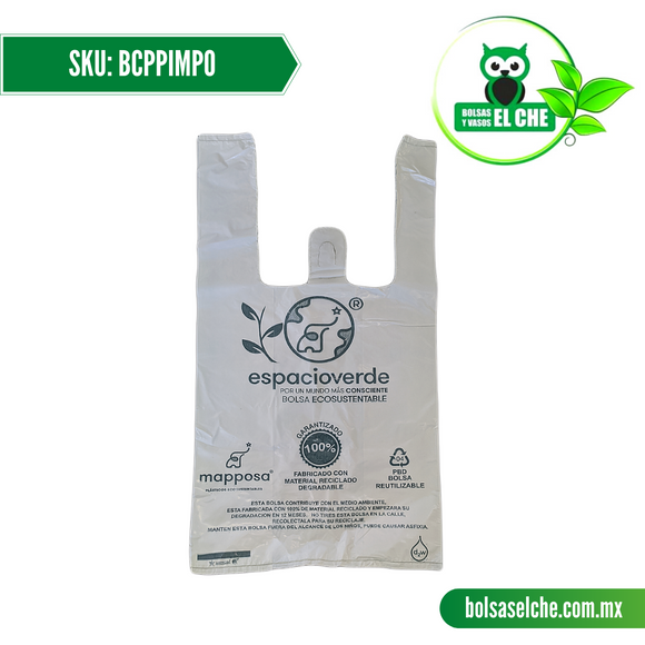 COD: BCPPIMP0 - BOLSA TIPO CAMISETA IMPRESO No. 0 - CONT. 1 KG