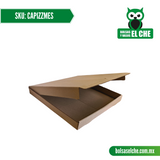 COD: CAPIZZMES - CAJA PARA PIZZA MEDIANO - DIAMETRO 14 PULGADAS - CARTON - COLOR CAFÉ