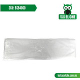 COD: BSB4060 - BOLSA SUELTA COLOR BLANCO 40CM X 60CM - CALIBRE 200 - CONT. 1 KG