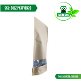 COD: BOLZIPKRFVEN20 - BOLSA POUCH ZIPPER KRAFT VEN MEDIDAS 20X33