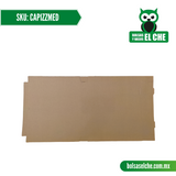 COD: CAPIZZMED - CAJA PARA PIZZA MEDIANO - DIAMETRO 13 PULGADAS - CARTON - COLOR CAFÉ