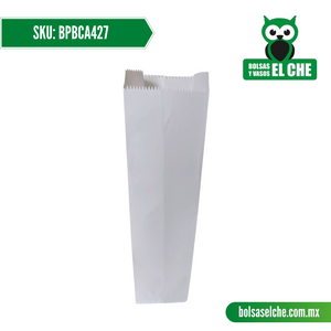 COD: BPBCA427 - BOLSA DE PAPEL BLANCO No. 427 - PAQ. CON 100 PZAS