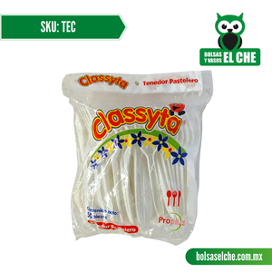 COD: TEC - TENEDOR CHICO - PAQ. CON 50 PZAS.