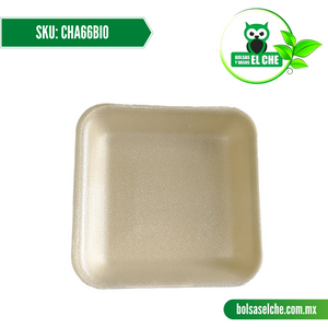 COD: CHA66BIO - CHAROLA BIODEGRADABLE LISA No. 66 - CONVERMEX - PAQ. CON 50 PZS