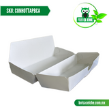 COD: CONHOTTAPBCA - CHAROLA PARA HOT DOG COLOR BLANCO TRAYS