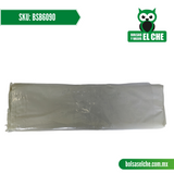 COD: BSB6090 - BOLSA SUELTA COLOR BLANCO 60CM X 90CM - CALIBRE 200 - CONT. 1 KG