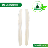 COD:CUCHIAGRBIOMED - CUCHILLO A GRANEL MEDIANO BIODEGRADABLE