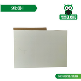 COD: C18-1 - CAJA CHICA No. 1 - CARTON - COLOR BLANCO - PAQ. CON 25 PZAS.