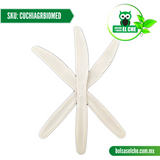 COD:CUCHIAGRBIOMED - CUCHILLO A GRANEL MEDIANO BIODEGRADABLE