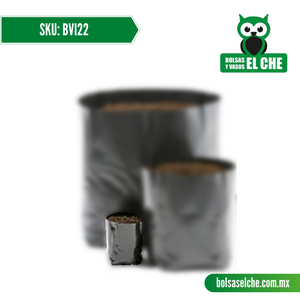 COD: BVI22 - BOLSAS PARA VIVERO - 22CM X 22CM - USO: PLANTAS PEQUEÑAS - CAPACIDAD 2 LITROS APROX - 68 BOLSAS X KILO - CALIBRE 400 - CONT. 1 KG