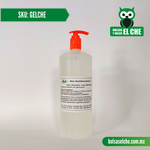 COD: GELCHE - Gel Antibacterial - 1 Litro Aprox. Venta por Pieza.