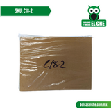 COD: C18-2 - CAJA CHICA No. 2 - CARTON - COLOR CAFÉ - PAQ. CON 25 PZAS.