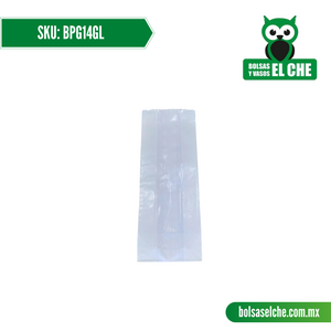 COD: BPG14GL - BOLSA DE PAPEL GLASS 1/4 GL - PAQ. CON 100 PZAS