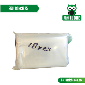 COD: BSNC1825 - BOLSA SUELTA NATURAL - 18CM X 25CM - CALIBRE 125 - CONT. 1 KG