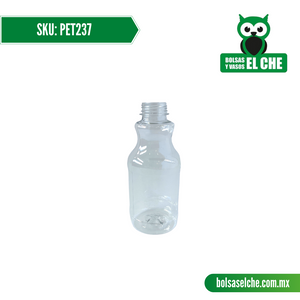 COD: PET237 - BOTELLA DE PET CAPACIDAD DE 237ML - PAQUETE: 228 PZAS