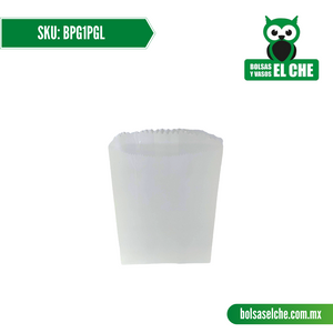 COD: BPG1PGL - BOLSA DE PAPEL GLASS 1 PGL - PAQ. CON 100 PZAS