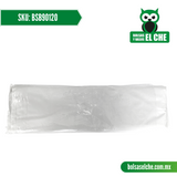 COD: BSB90120 - BOLSA SUELTA COLOR BLANCO 90CM X 120CM - CALIBRE 200 - CONT. 1 KG