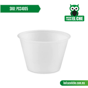 COD: PCC4005 - COPA DE 4 ONZAS ( PORTION CUPS ) - PAQUETE: 50 PZAS