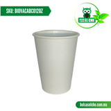 COD: BIOVACABCO12OZ - CONVERMEX - VASO PARA CAFÉ BLANCO 12 OZ - PAQ. CON 50 PZAS