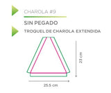 COD: CH2-21-2 - CHAROLA PARA REBANADA DE PIZZA No. 9 - ECOLOGICO - PAQ. CON 25 PZS